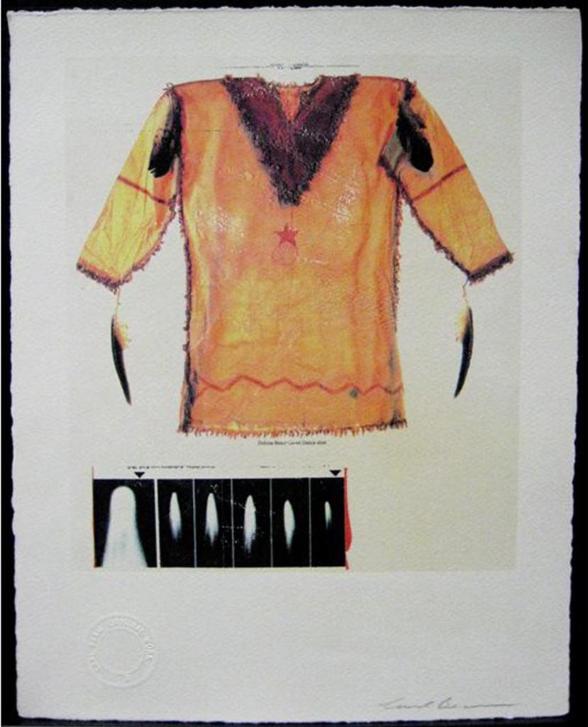 Carl Beam (1943-2005) - Dakota Sioux Dance Shirt/Komet Halley