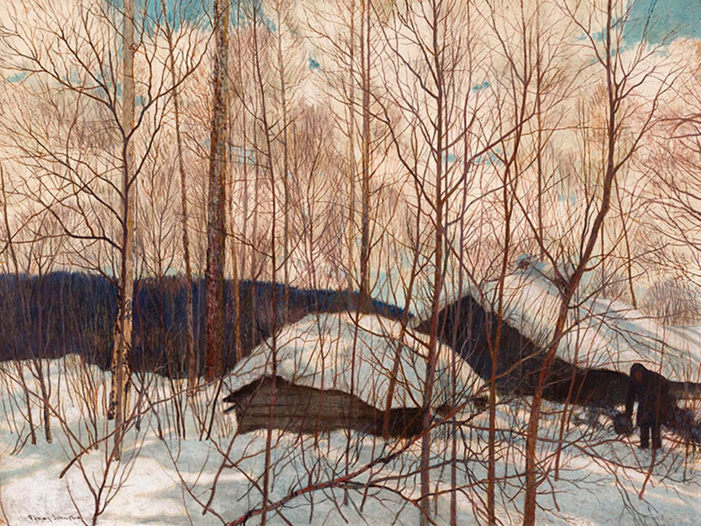 Frank (Franz) Hans Johnston (1888-1949) - Orient Bay, Lake Nipigon