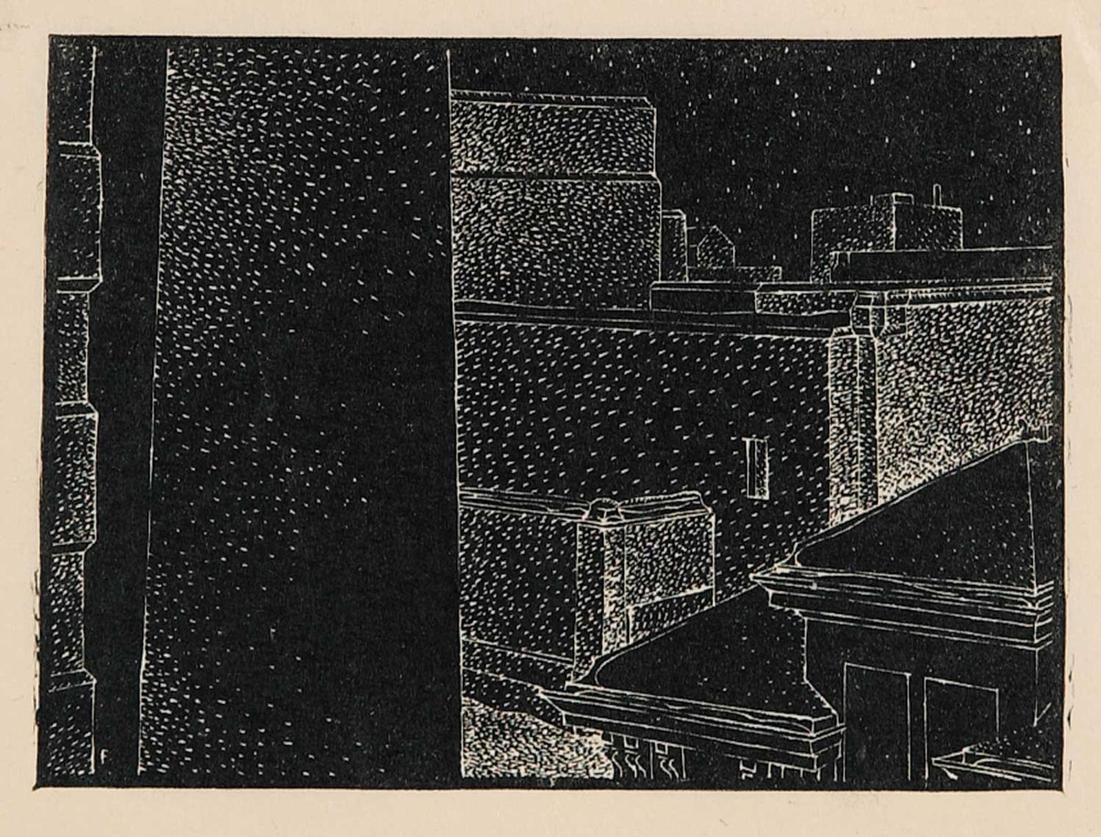 Lionel Lemoine FitzGerald (1890-1956) - Rooftops, Civic Auditorium