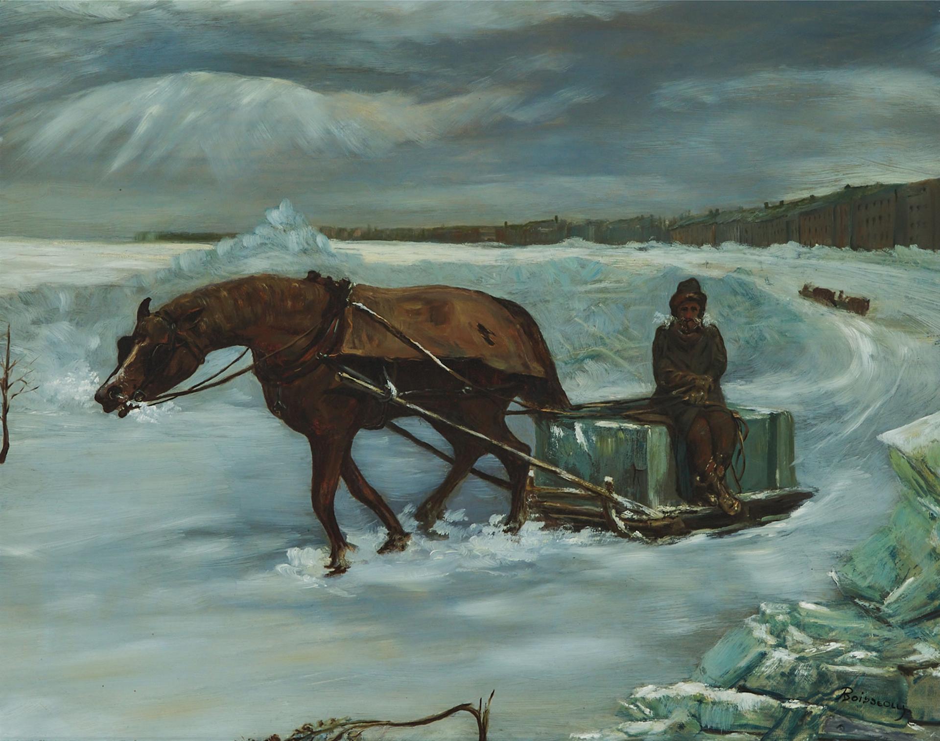 Alfred W. Boisseau (1823-1901) - Untitled (Winter Scene)