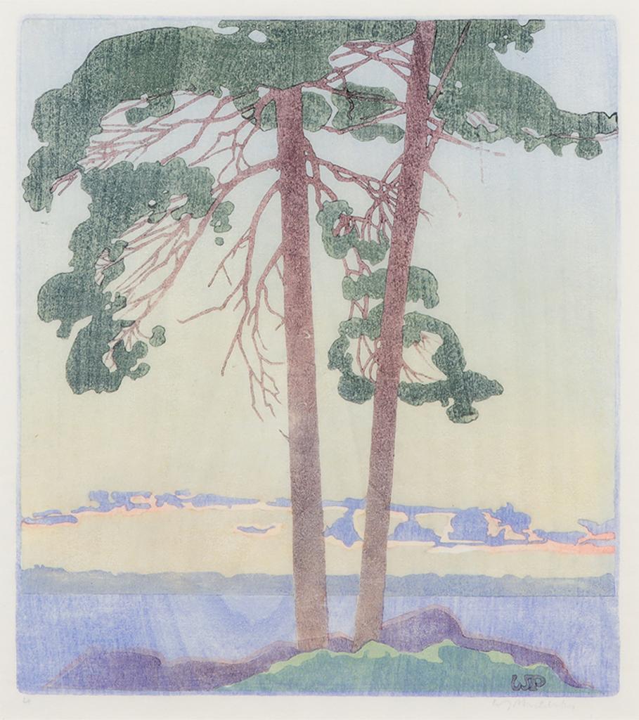 Walter Joseph (W.J.) Phillips (1884-1963) - A Muskoka Sunset