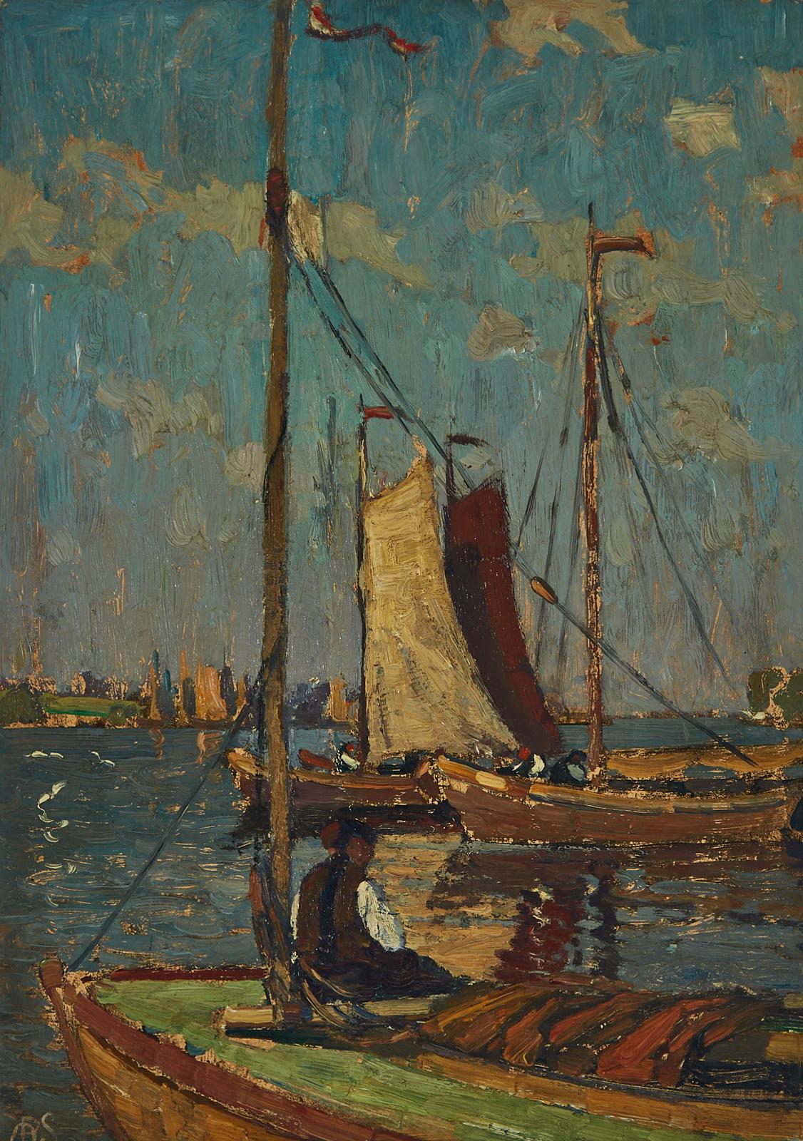 Anthonie Pieter Schotel (1890-1958) - Sailboats