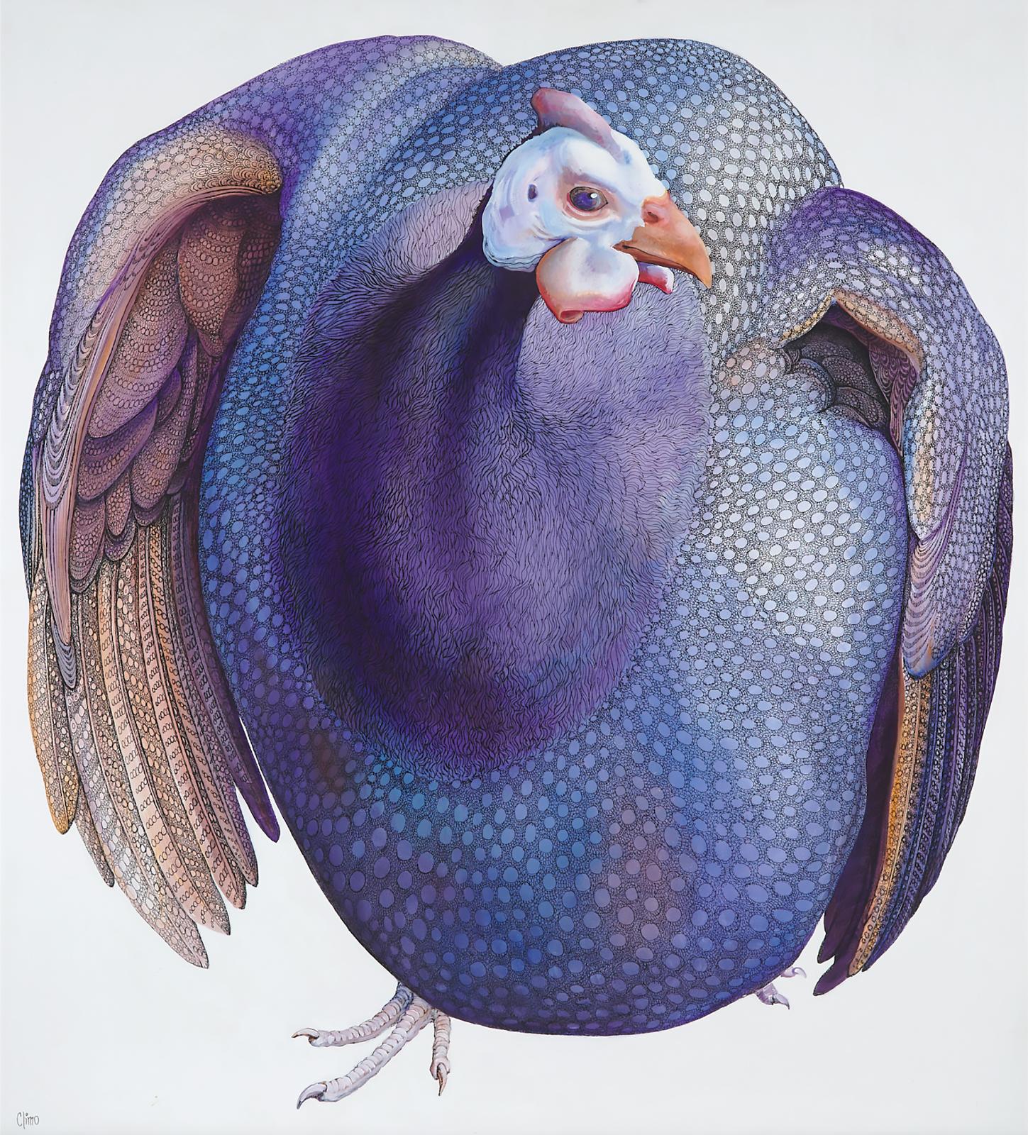 Lindee Climo (1948) - Guinea Fowl, 1988