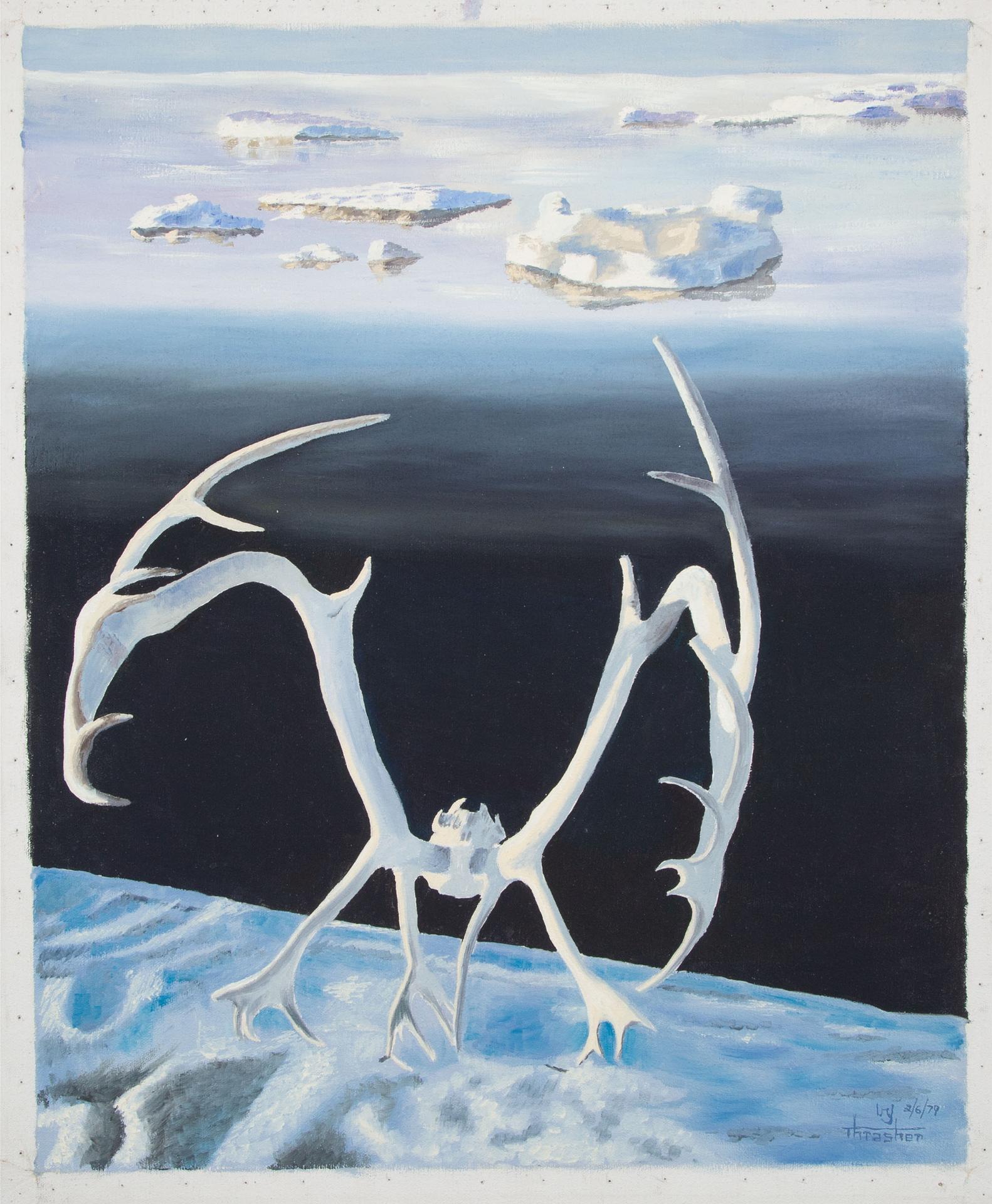 Mona Thrasher (1942-2013) - Arctic Landscape
