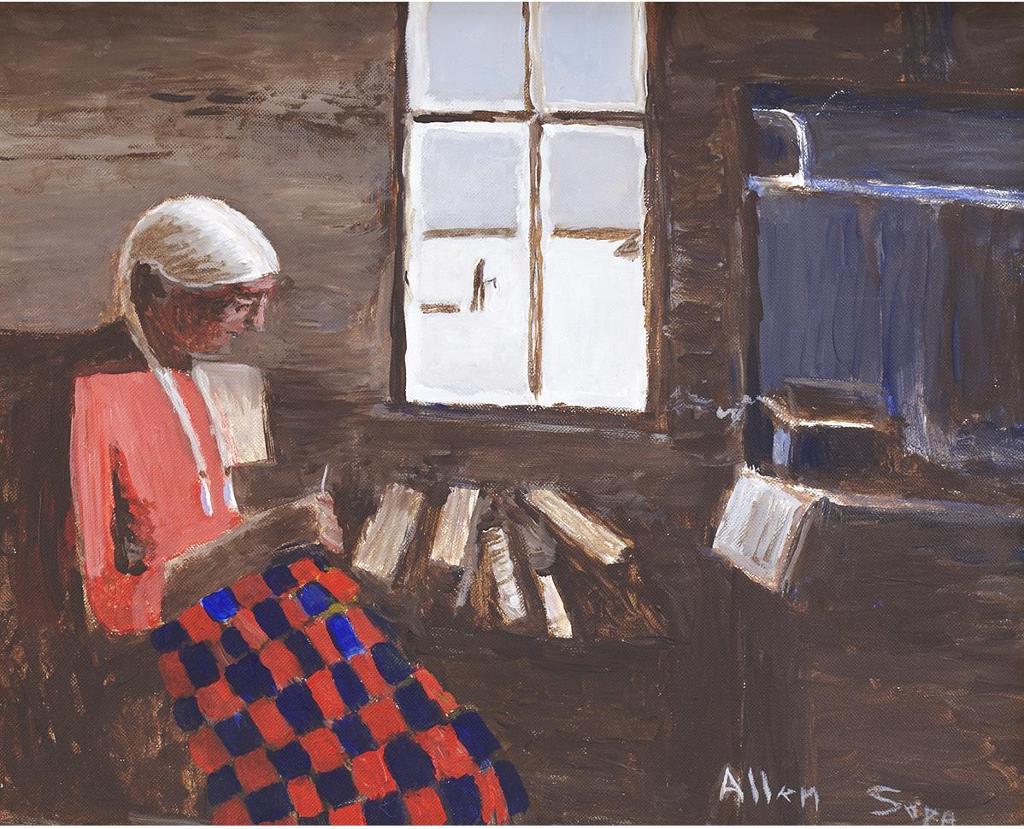 Allen Fredrick Sapp (1929-2015) - Nukum Making A Basket