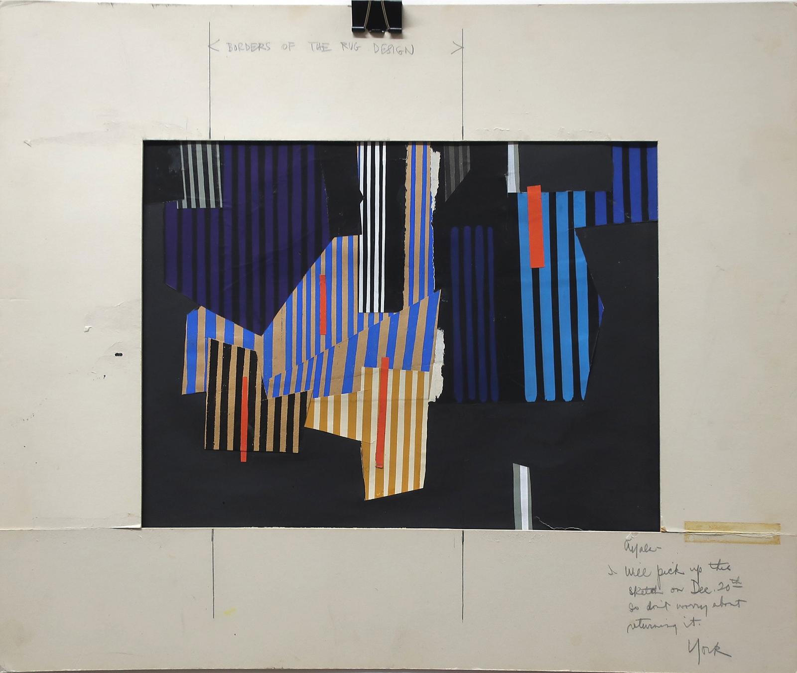 Ronald York Wilson (1907-1984) - Untitled (Rug Design)