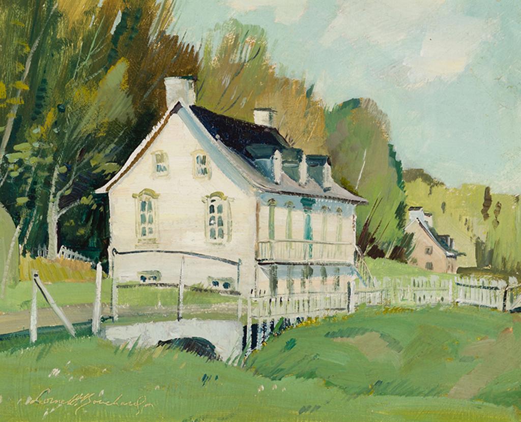 Lorne Holland George Bouchard (1913-1978) - Old House - Road to St. Anne-de-Beaupré - P. Que