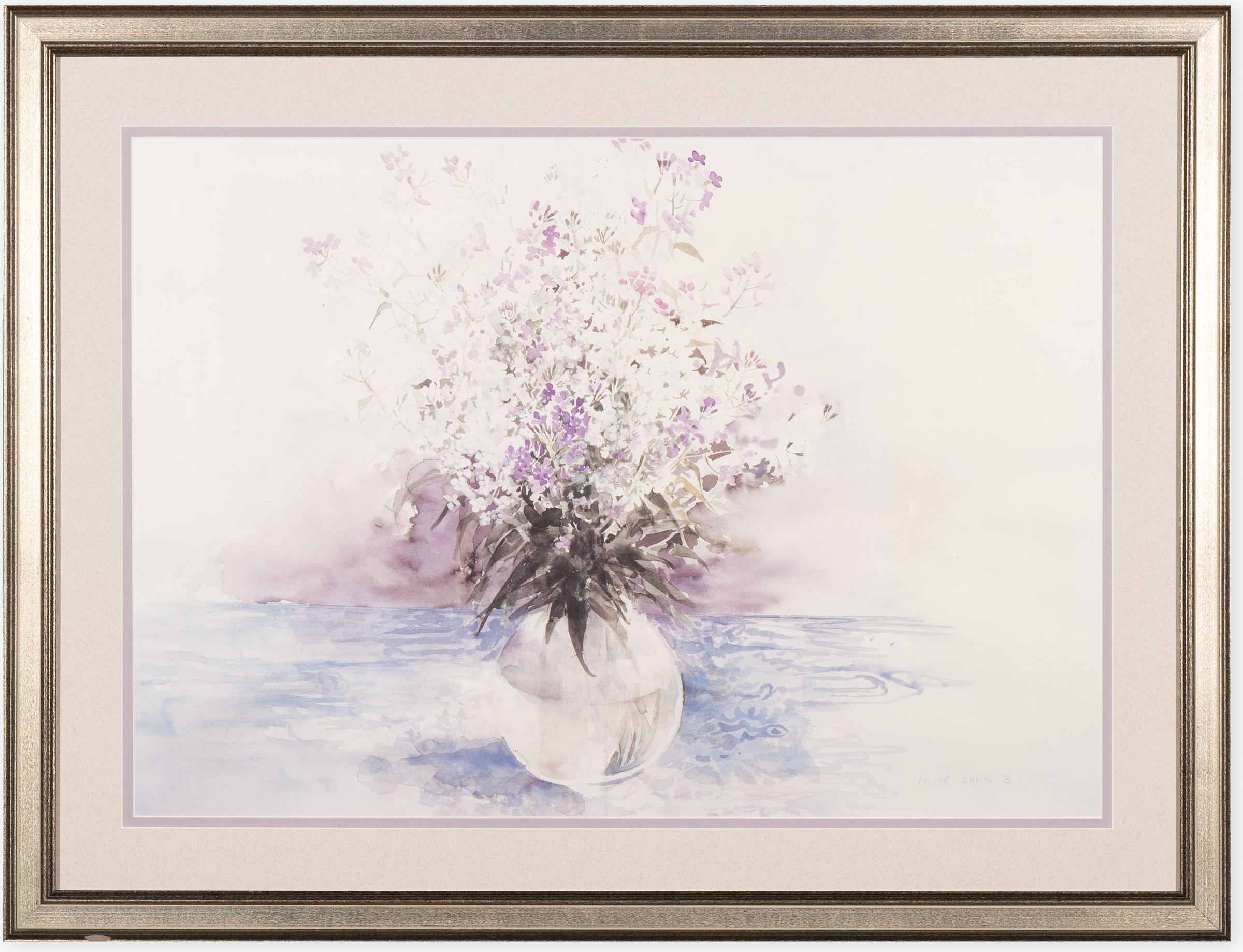 Molly Joan Lamb Bobak (1922-2014) - Untitled (Flowers)