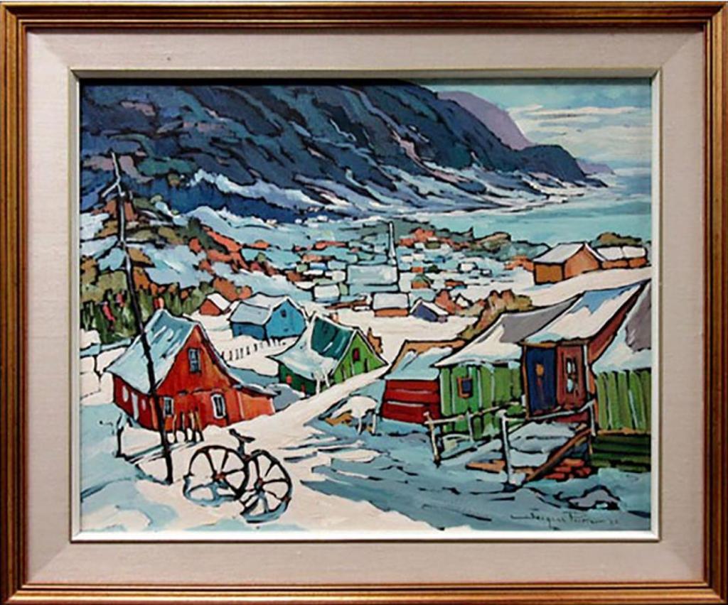 Jacques Poirier (1942-2002) - Untitled (Winter Coastal View - Quebec)