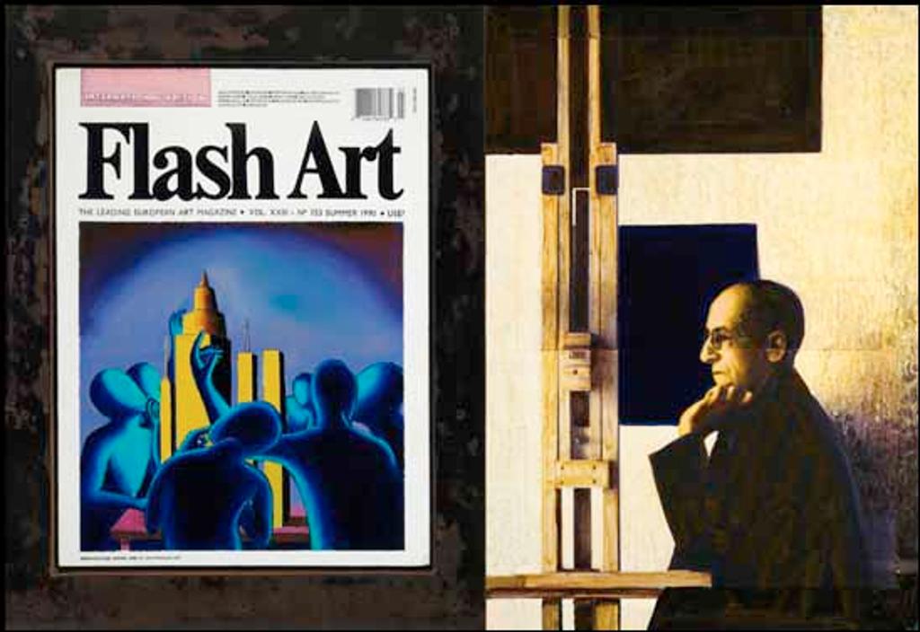 David Charles Bierk (1944-2002) - A Eulogy to Art and Aspiration - Flash Art Summer 1990 & Mondrian