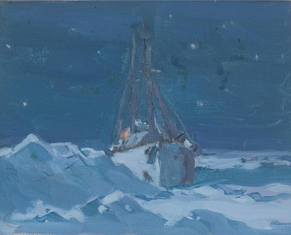 Clarence Alphonse Gagnon (1881-1942) - Arctic Night