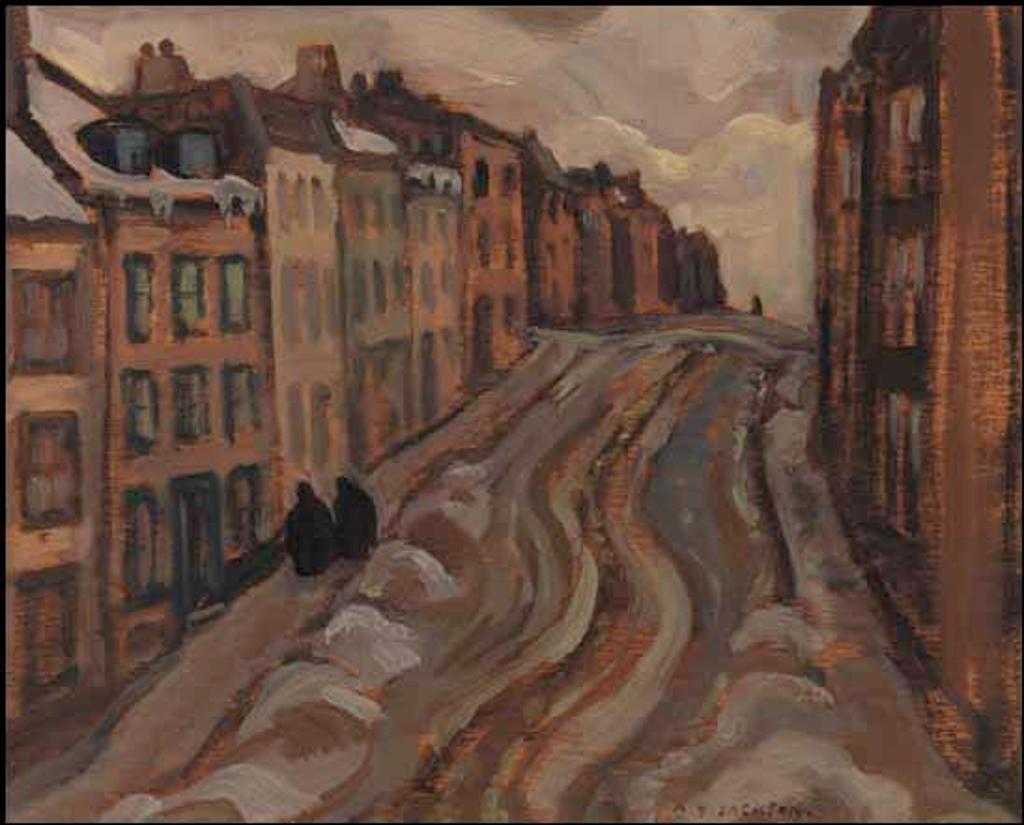 Alexander Young (A. Y.) Jackson (1882-1974) - Street, Old Quebec