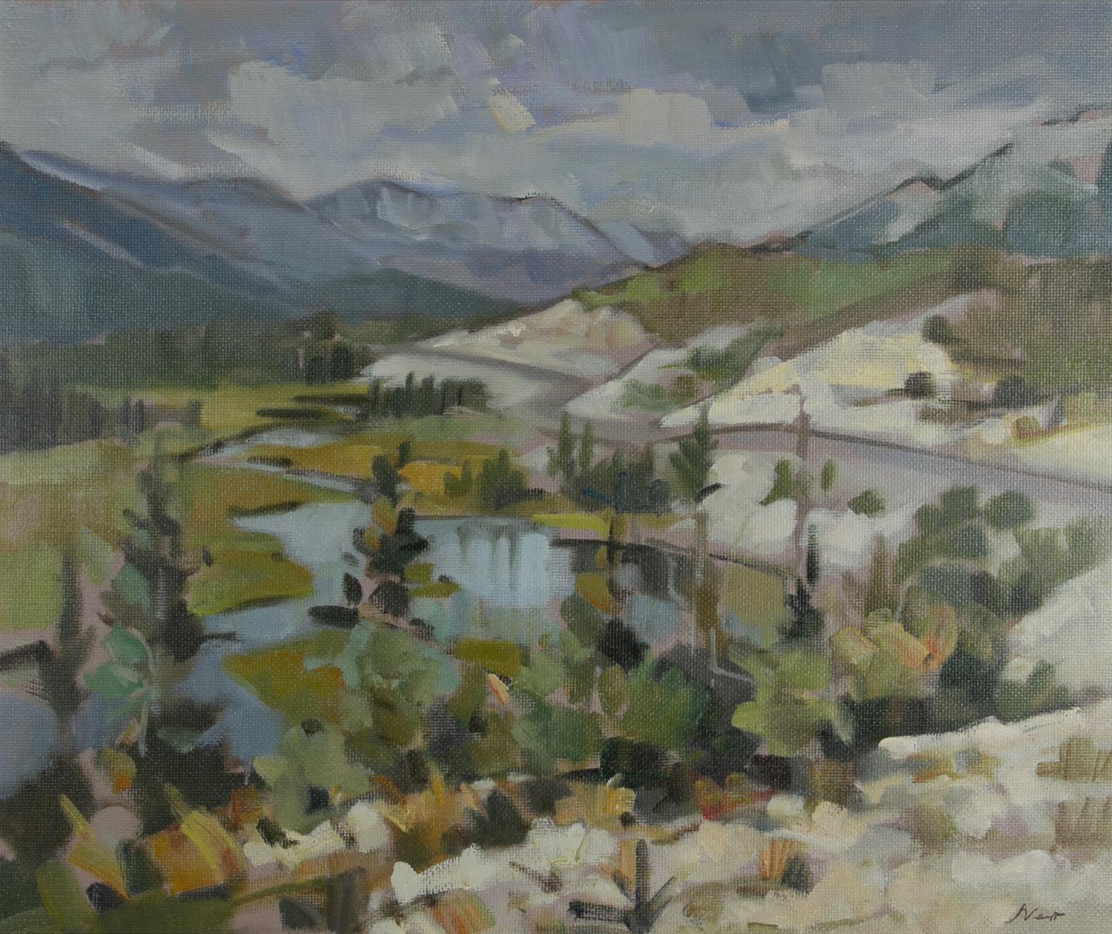 Jim Vest (1939) - Alaska Highway Sketch