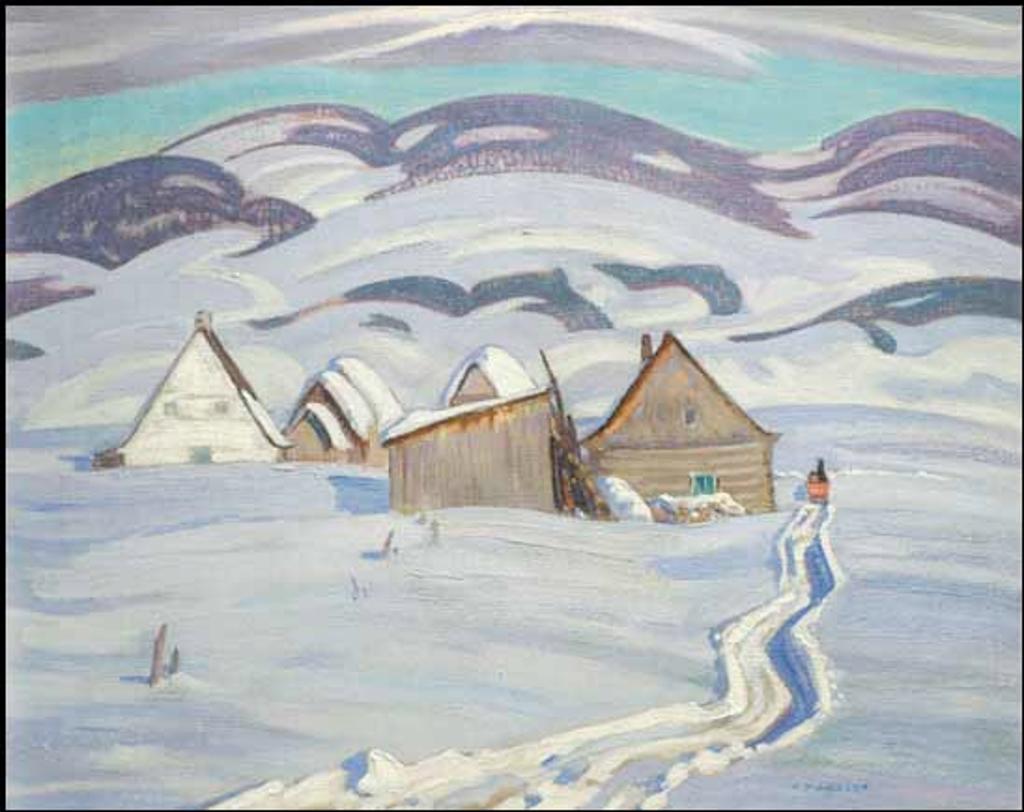 Alexander Young (A. Y.) Jackson (1882-1974) - Winter Afternoon near Baie Saint-Paul, Quebec