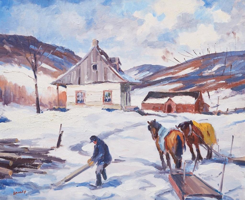 John Douglas Lawley (1906-1971) - A Day’s Work, Baie St. Paul