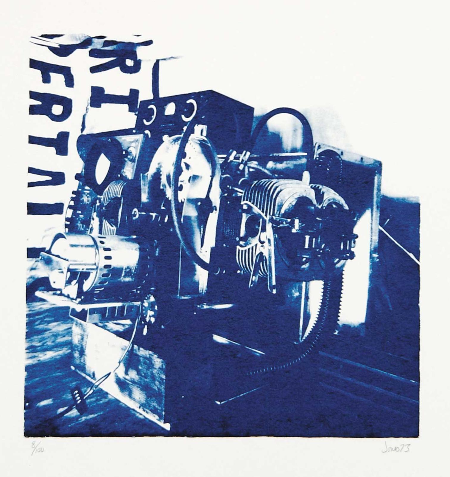 Jim Jones - Untitled - Blue Motor  #8/100