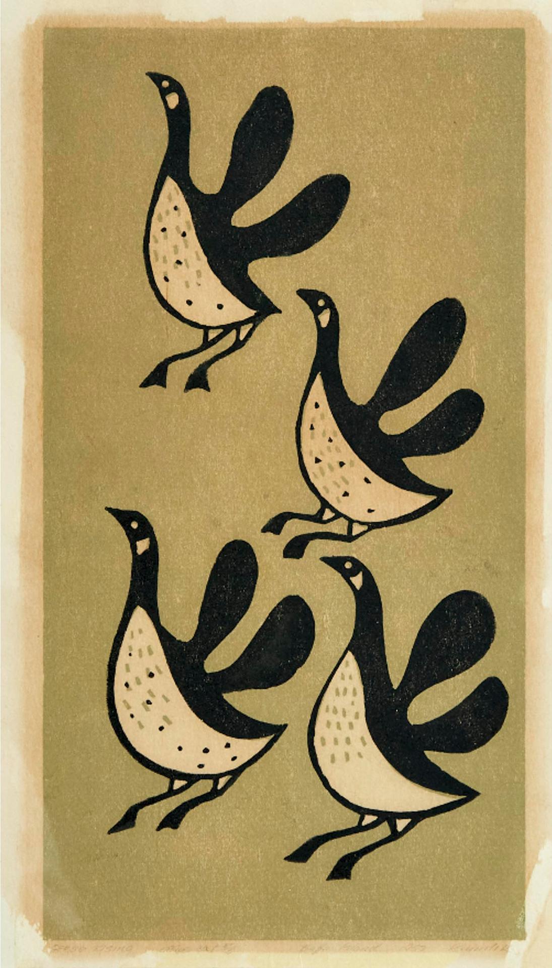 Kudlalak Or Kellypalik Mangitak (1940) - Geese Rising, 1957