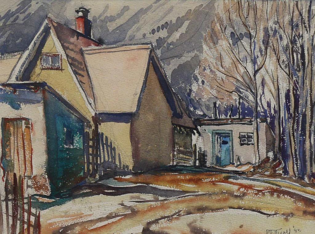 Marion Florence S. MacKay Nicoll (1909-1985) - Back Road - Canmore; 1942