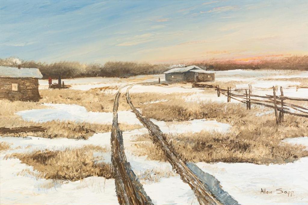 Allen Fredrick Sapp (1929-2015) - Early Evening at Red Pheasant Reserve