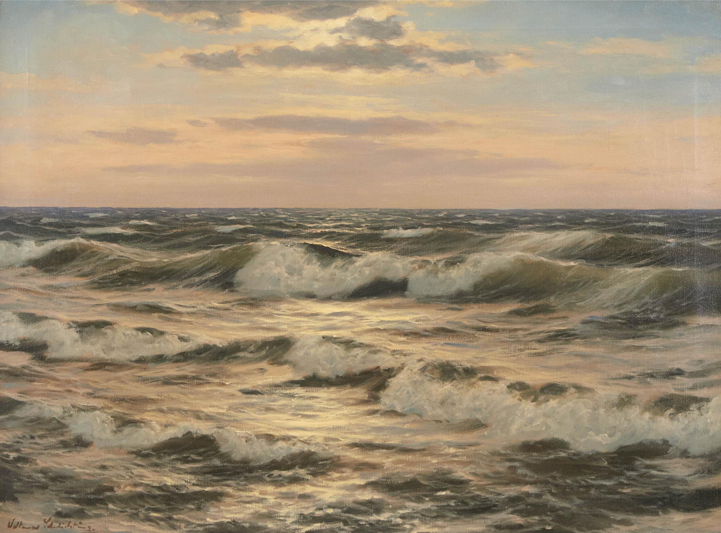 Waldemar Schlichting - Brandungswellen