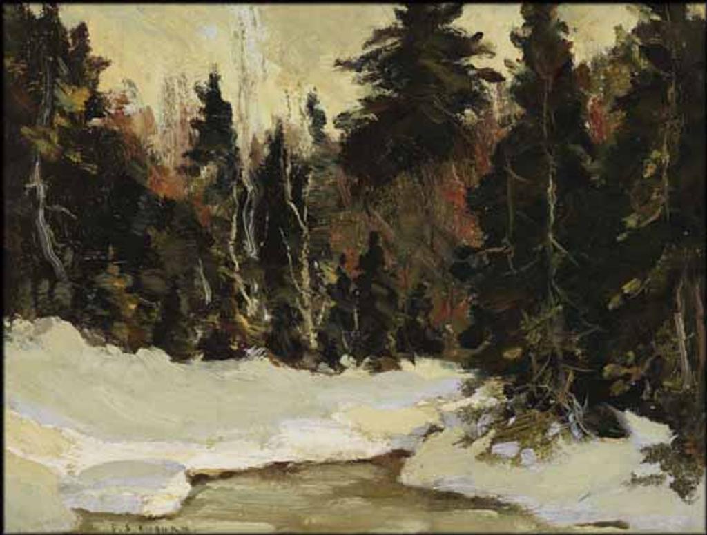 Frederick Simpson Coburn (1871-1960) - L'étang en hiver, cantons de l'est