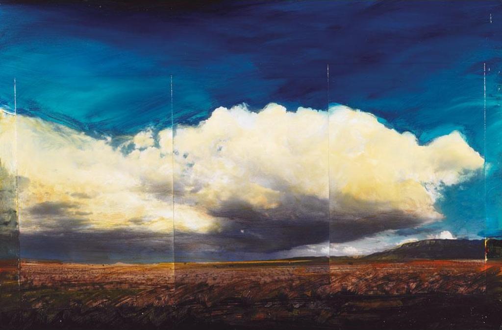 David Charles Bierk (1944-2002) - Summer Storm, Approaching Taos, New Mexico, 1991