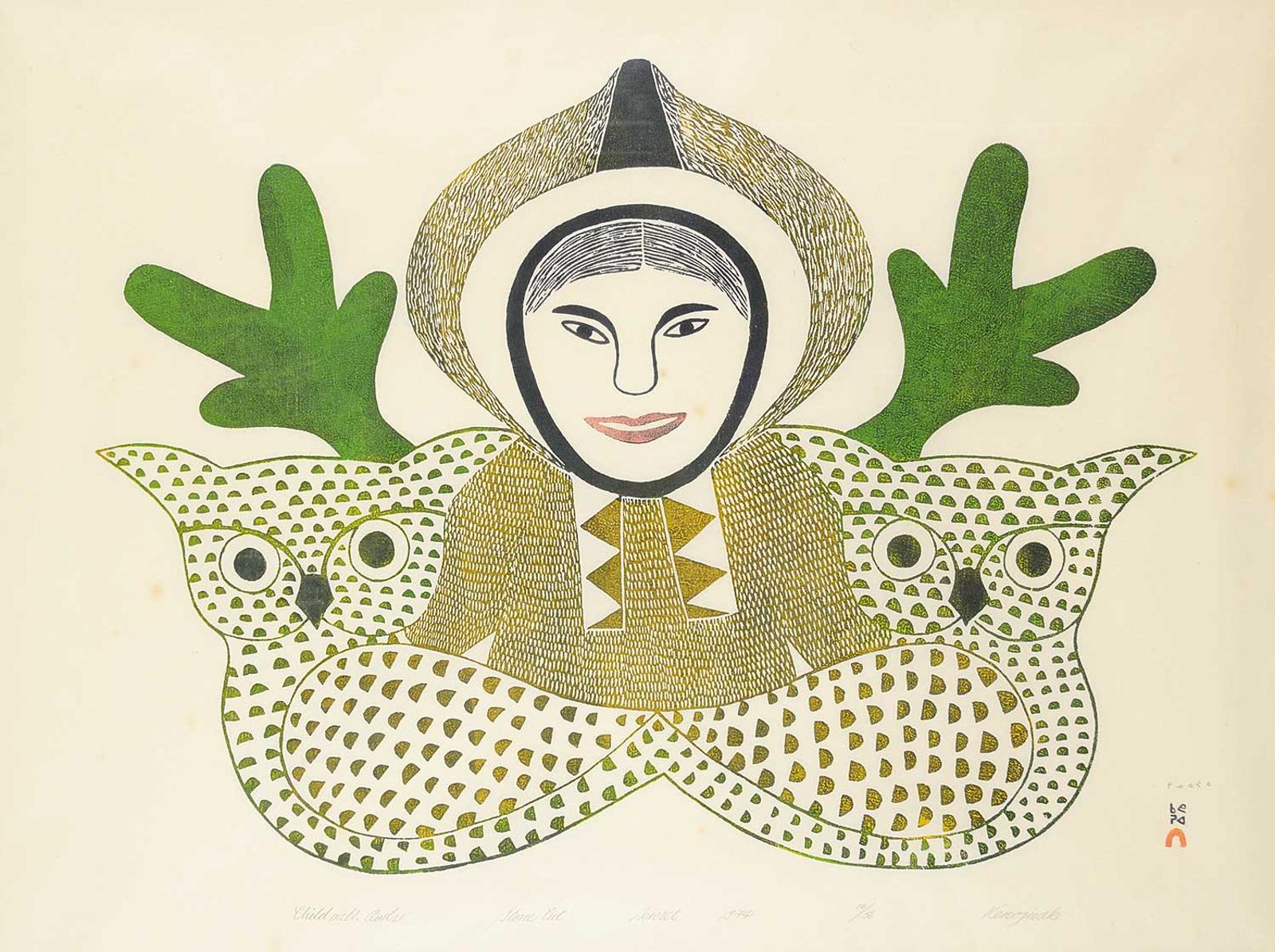 Ashevak - Child With Owls  #16/50