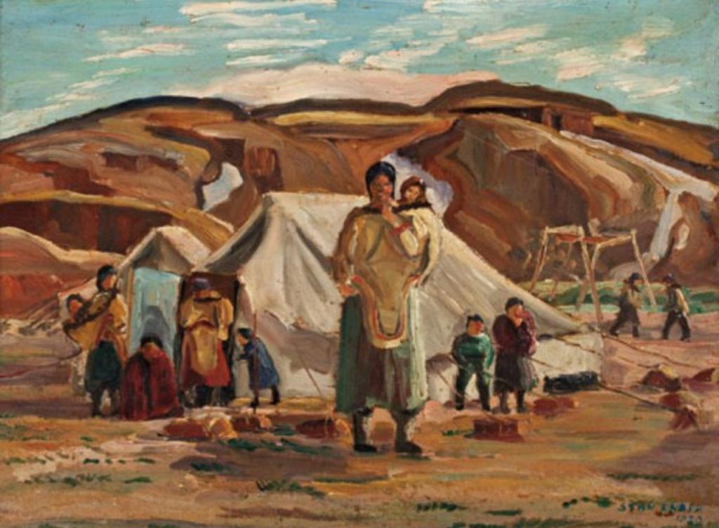 Stanley Knapp (1912) - Inuit Encampmant