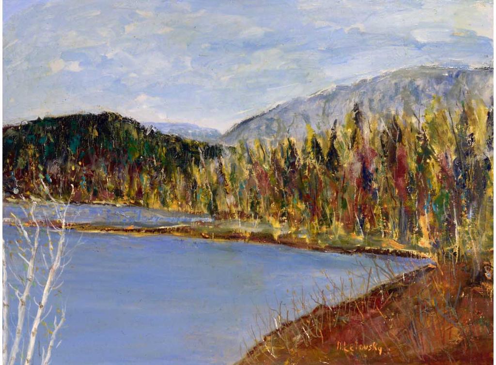 Nathan Letovsky (1925-2014) - At Lac-Millette  Laurentians - Quebec