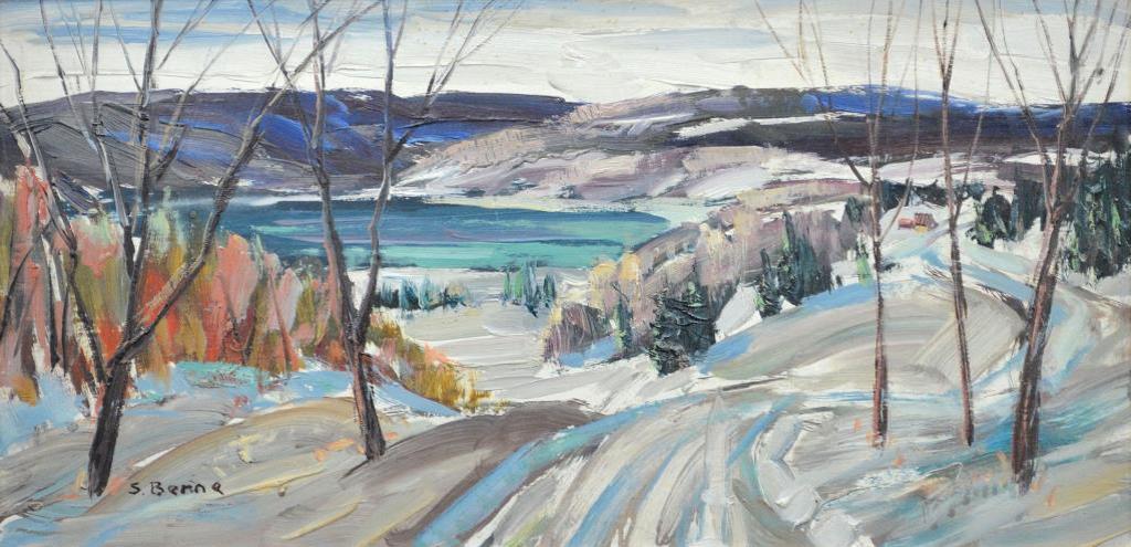 Sydney Martin Berne (1921-2013) - Winter in the hills