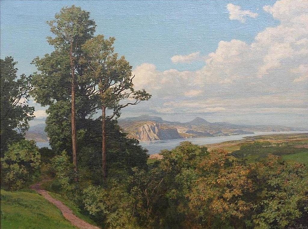 Leopold Rothaug (1868-1959) - LANDSCAPE WITH RIVER