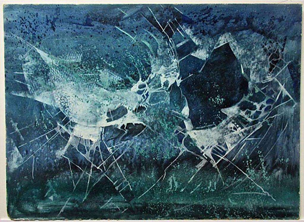Bobs (Zema Barbara) Cogill Haworth (1900-1988) - Spring Ice Reflections