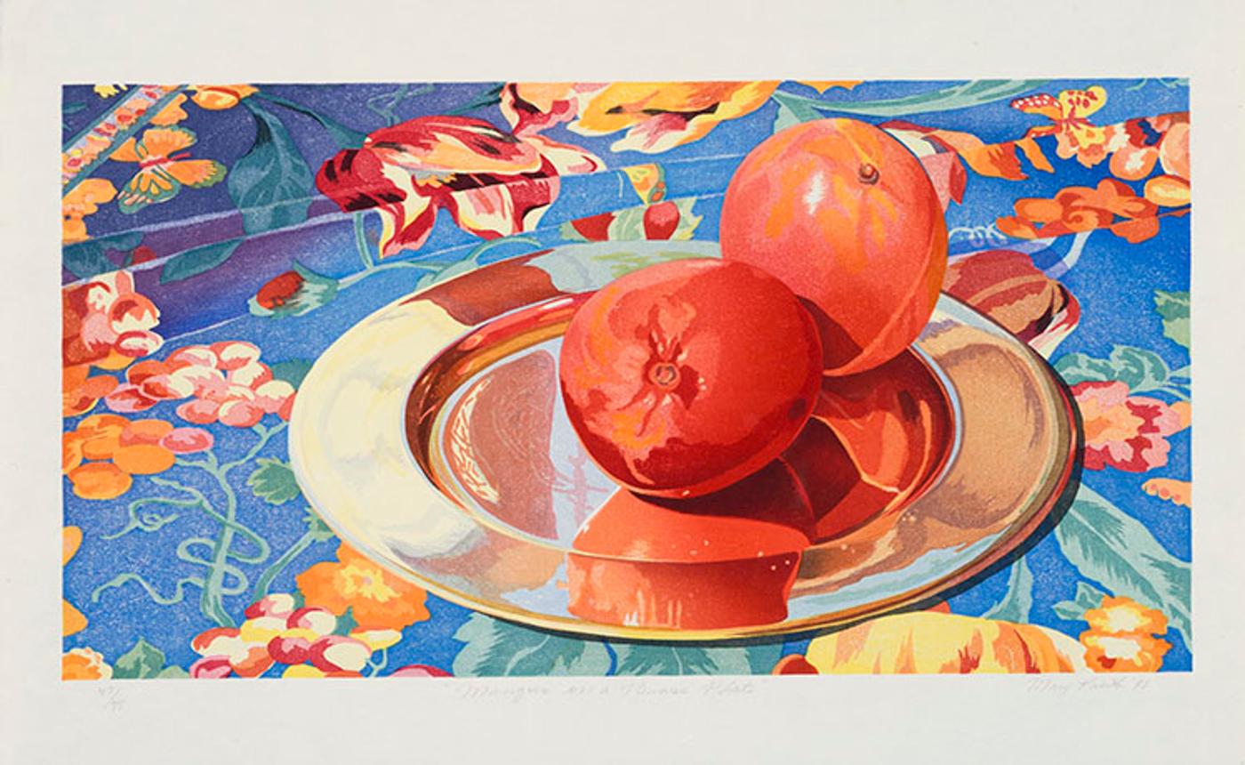 Mary Frances West Pratt (1935-2018) - Mangoes on a Brass Plate