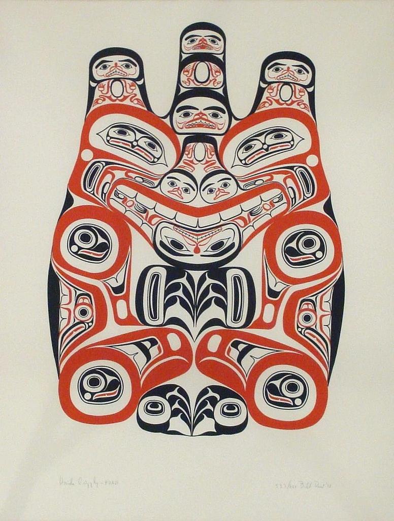 Bill (William) Ronald Reid (1920-1998) - Haida Grizzly.