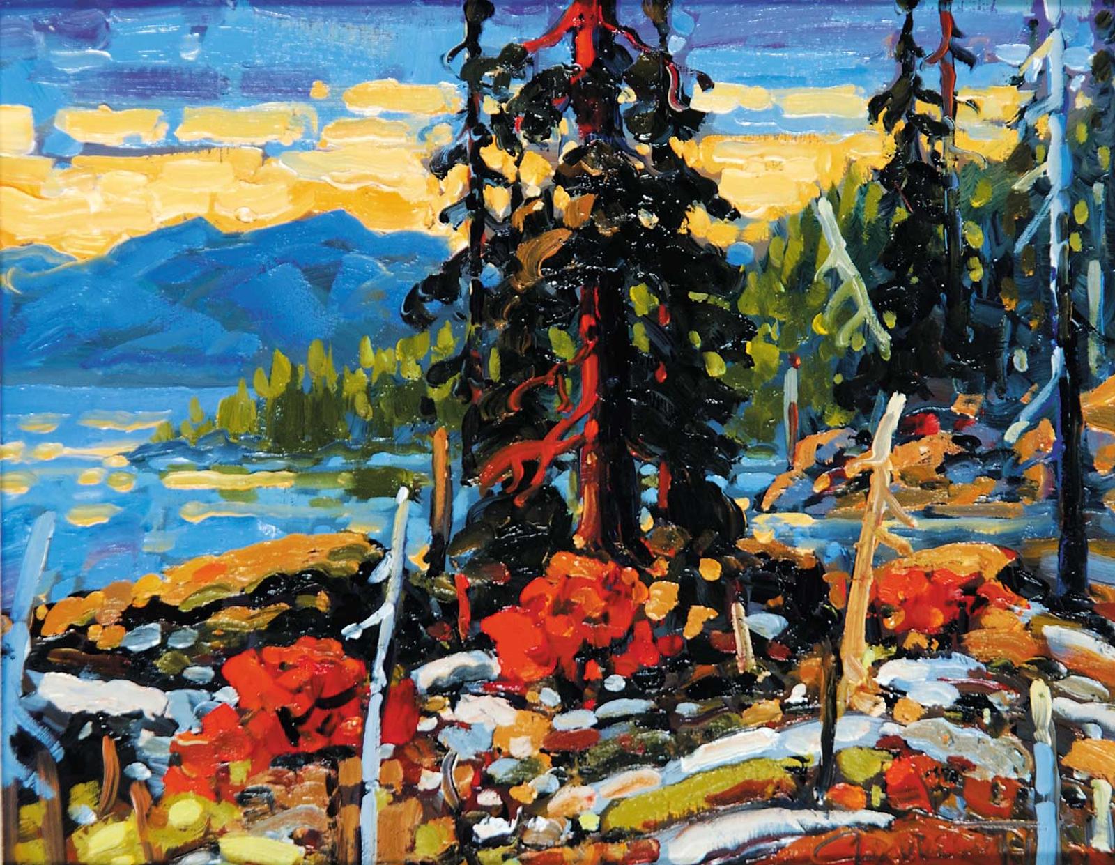 Rod Charlesworth (1955) - September Light, Kootenay Lake