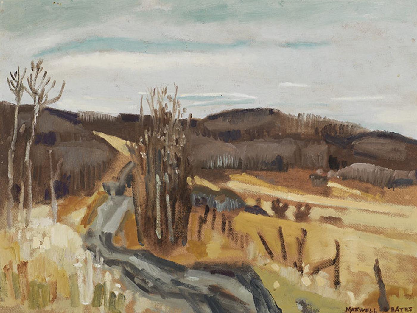 Maxwell Bennett Bates (1906-1980) - Foothills, Autumn