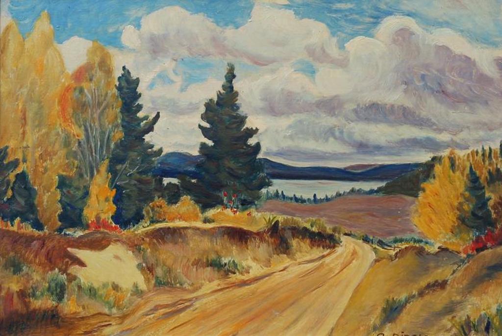 John Adrian Darley Dingle (1911-1974) - Road To The Lake, Autumn; 1933