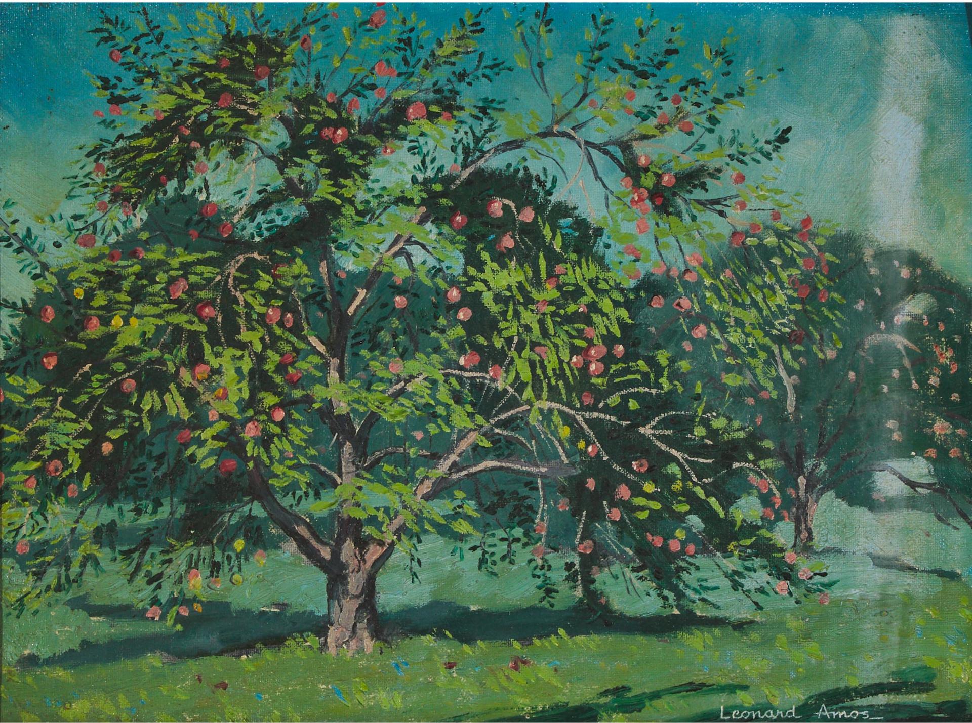 Leonard Amos (1903-1999) - Ripe Apples, Brighton, Ontario
