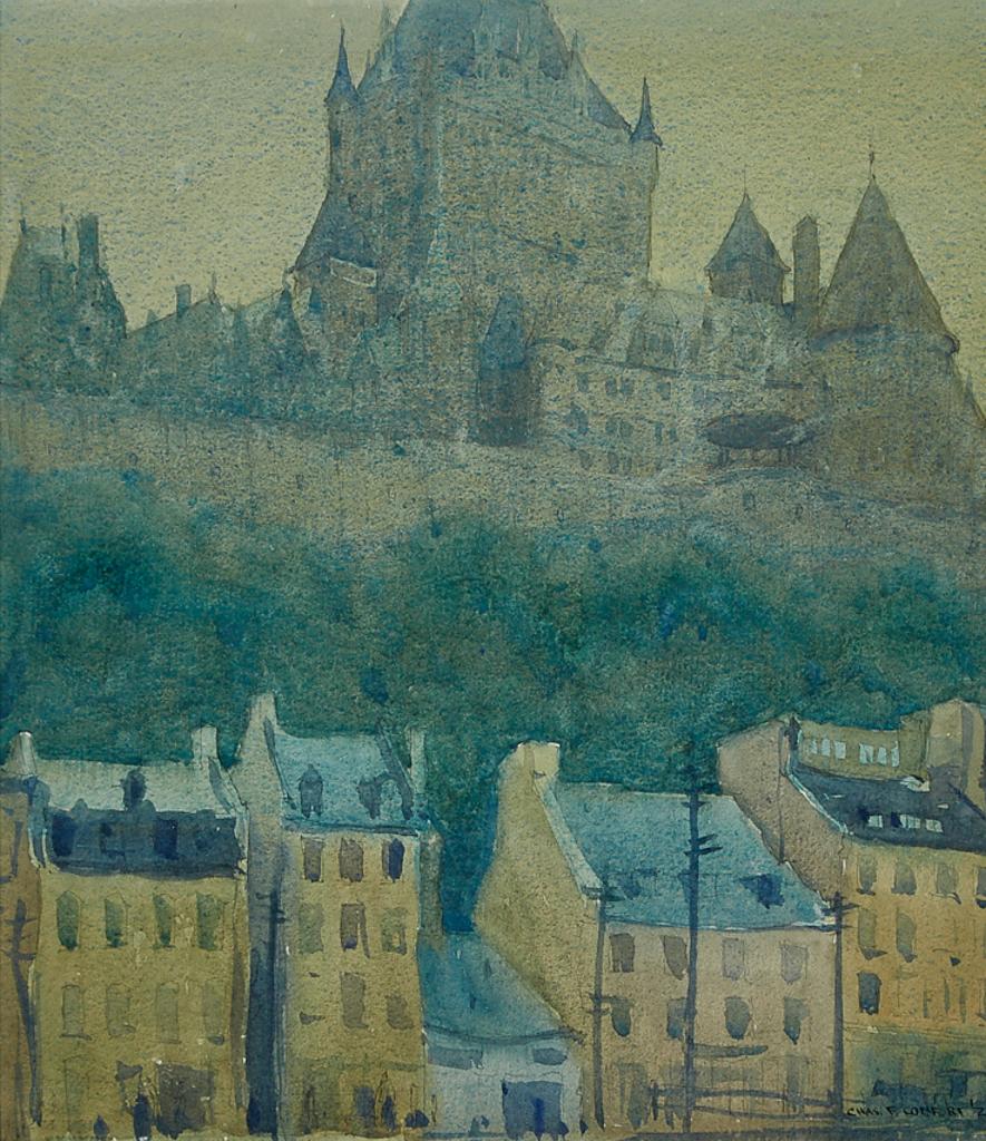 Charles Fraser Comfort (1900-1994) - Chateau Frontenac, Quebec City, 1926