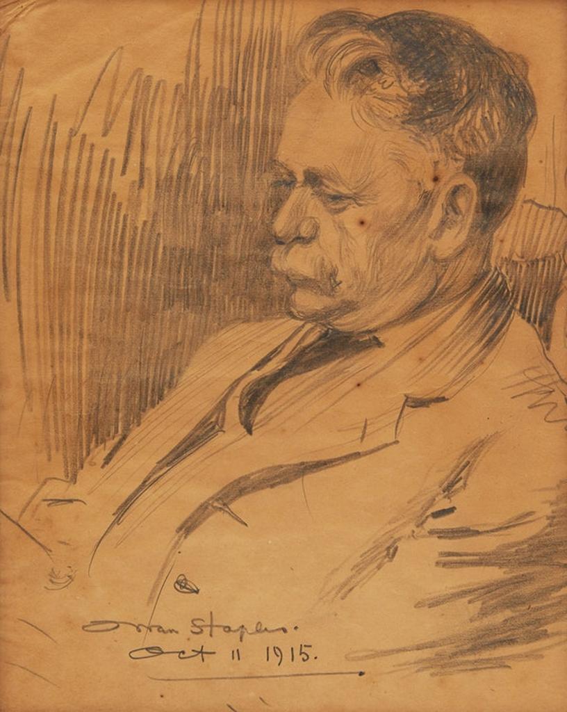Owen B. Staples (1866-1949) - Portrait of a Gentleman
