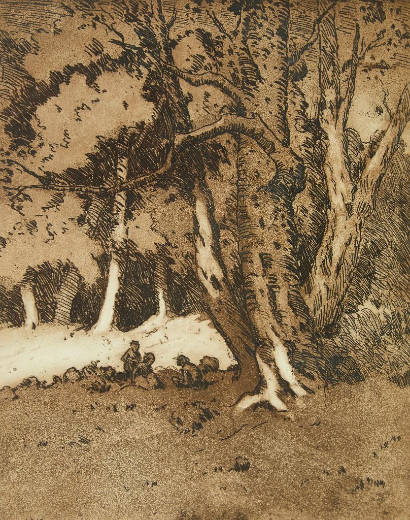 Carl Henry Von Ahrens (1863-1936) - Pair of Forest Scenes