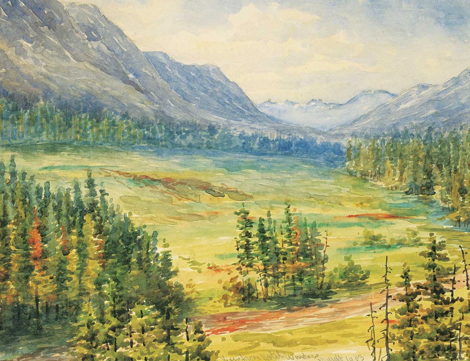 Walter Chesterton - View from Hotel Window, Banff