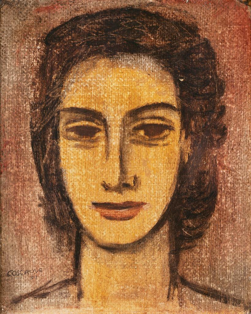 Stanley Morel Cosgrove (1911-2002) - Portrait D'une femme