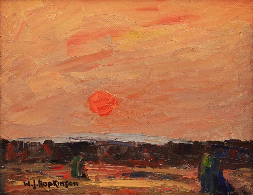 William John Hopkinson (1887-1970) - Red Sun