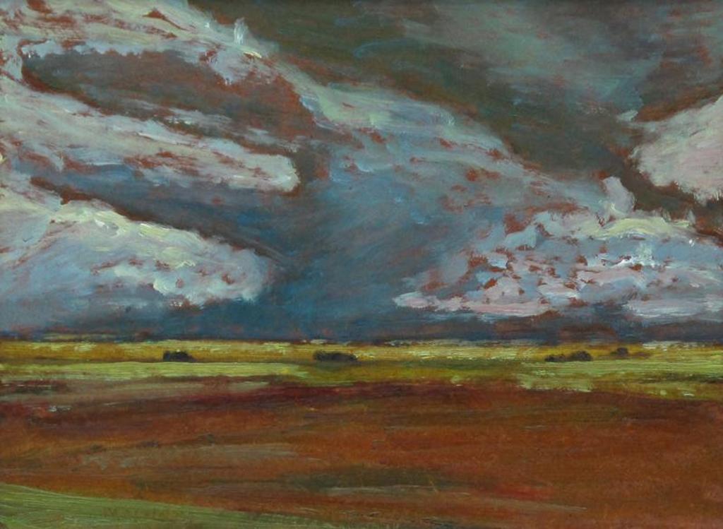 Robert F.M. McInnis (1942) - Prairie Storm Approaching; 1978