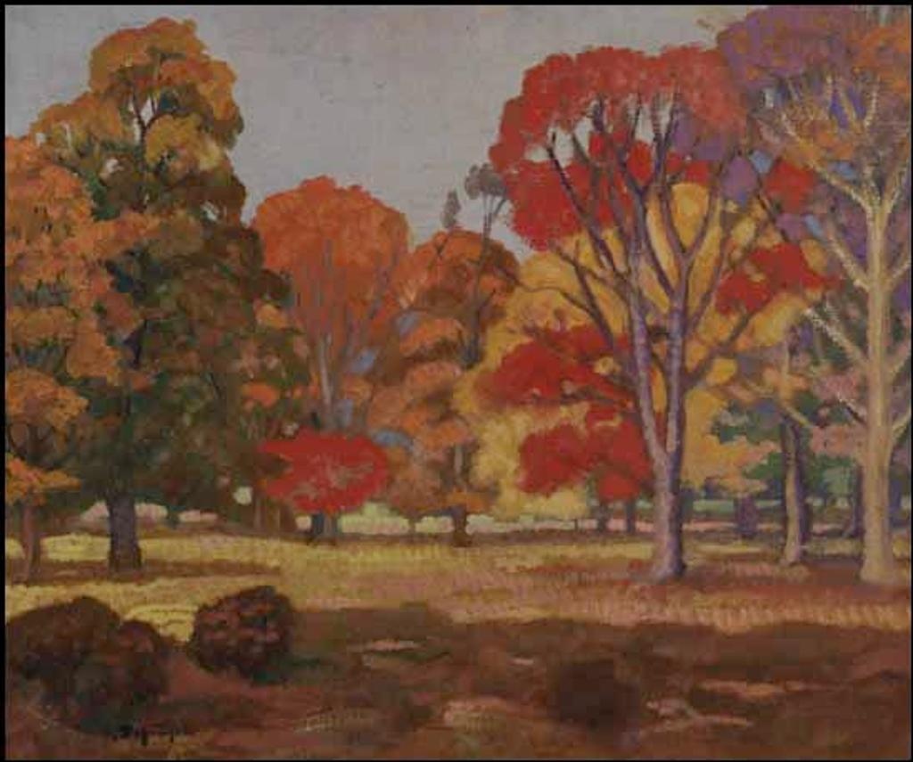 Randolph Stanley Hewton (1888-1960) - Fall Landscape at Lachine