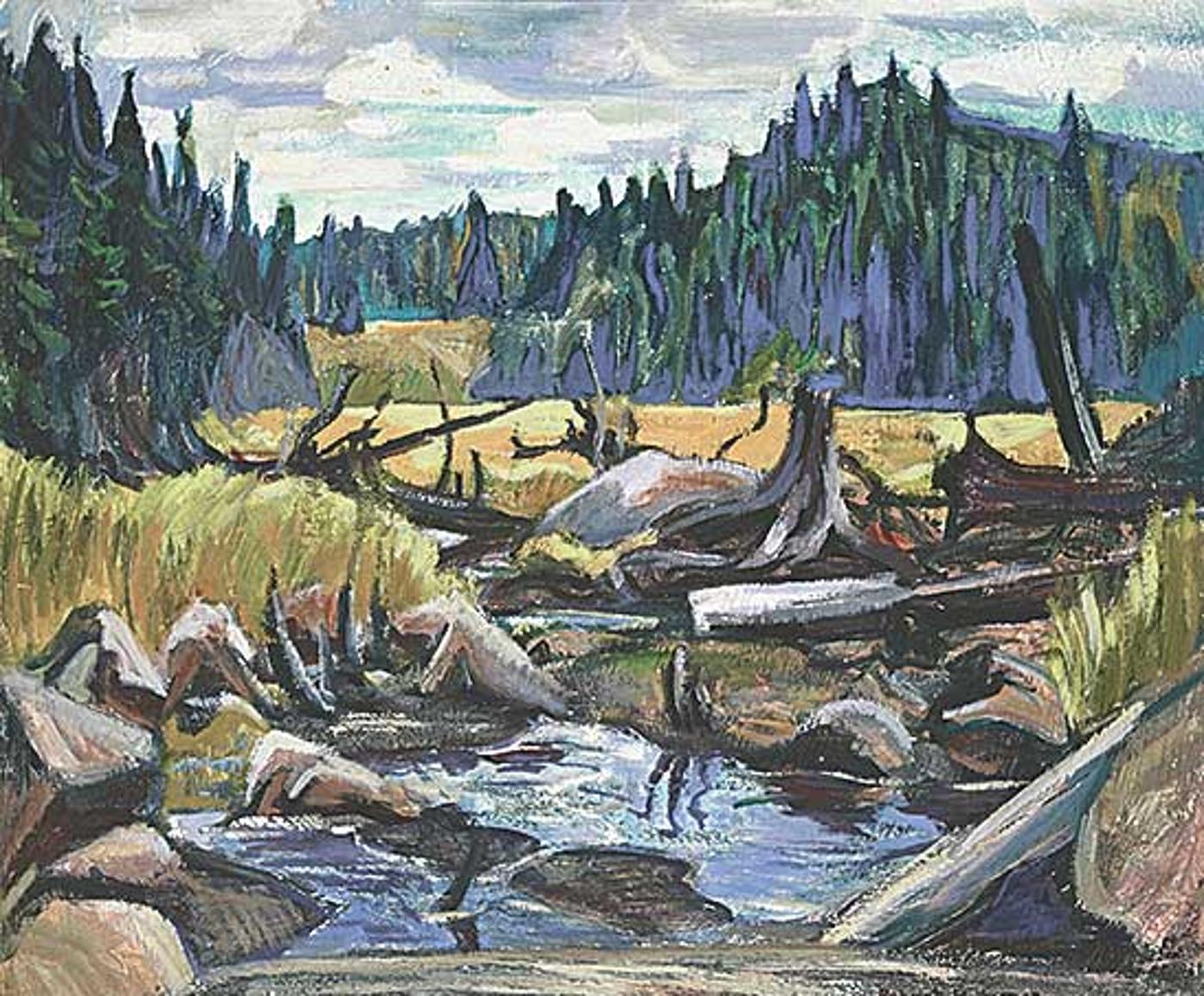 Robert Mclellan Bateman (1930-1922) - Untitled - Algonquin Park