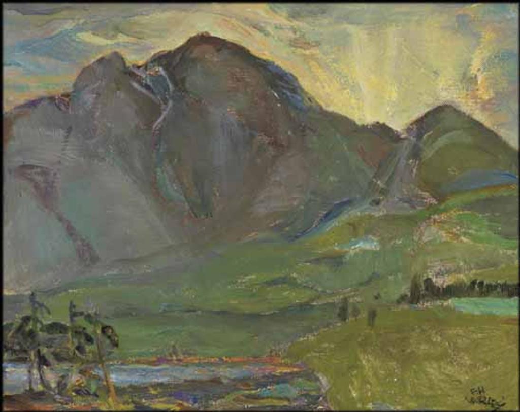 Frederick Horseman Varley (1881-1969) - Pyramid Mountain, Jasper