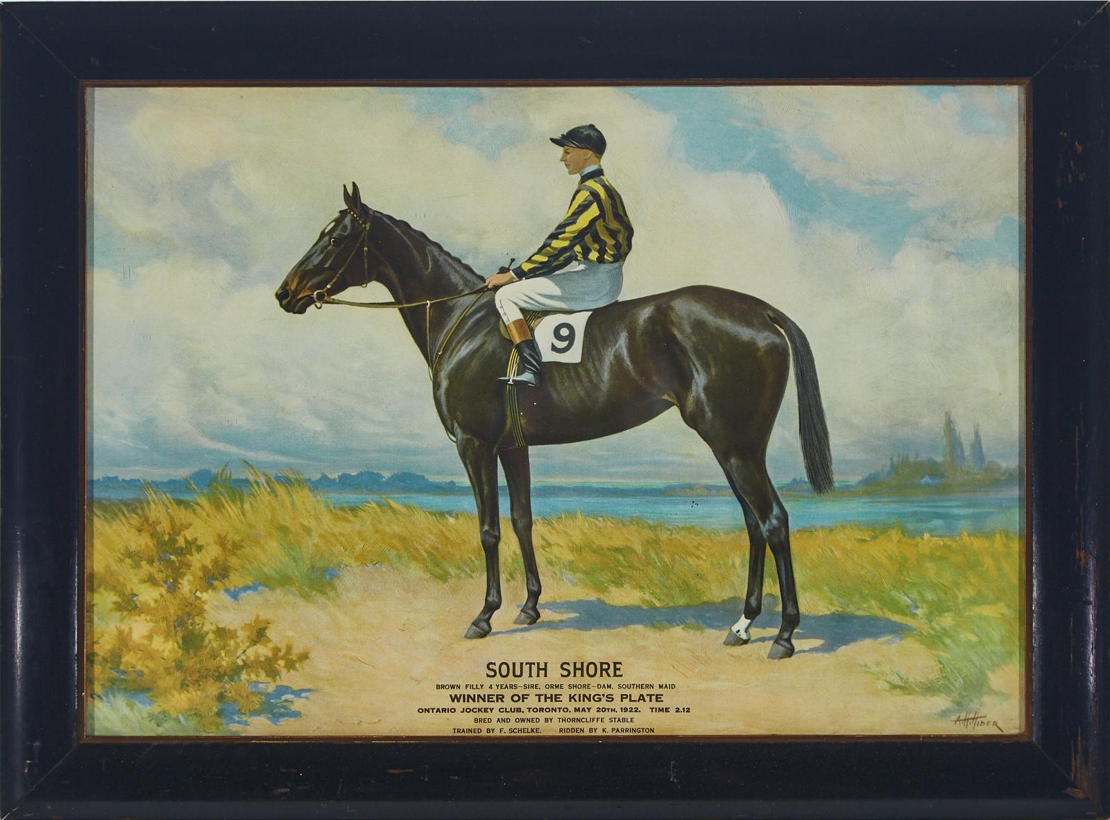Arthur Henry Hider (1870-1952) - South Shore, Winner Of The King's Plate, 1922