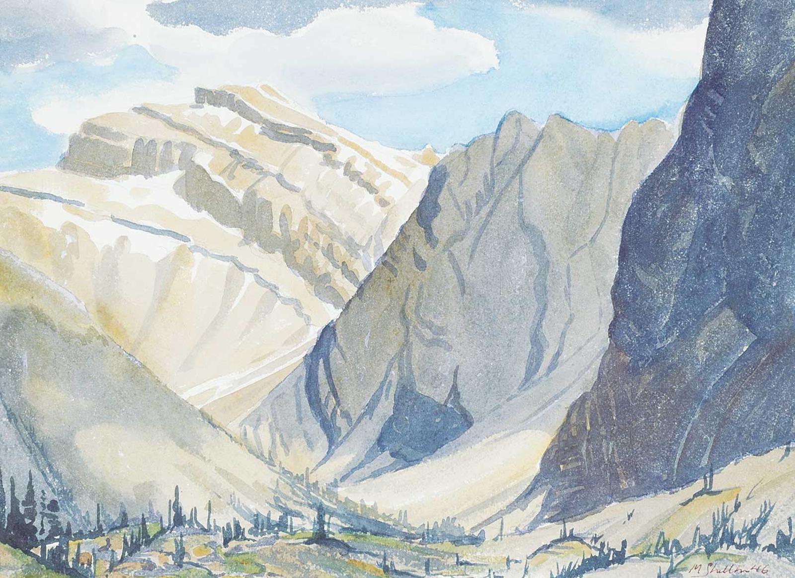 Margaret Dorothy Shelton (1915-1984) - Road to Maligne Lake